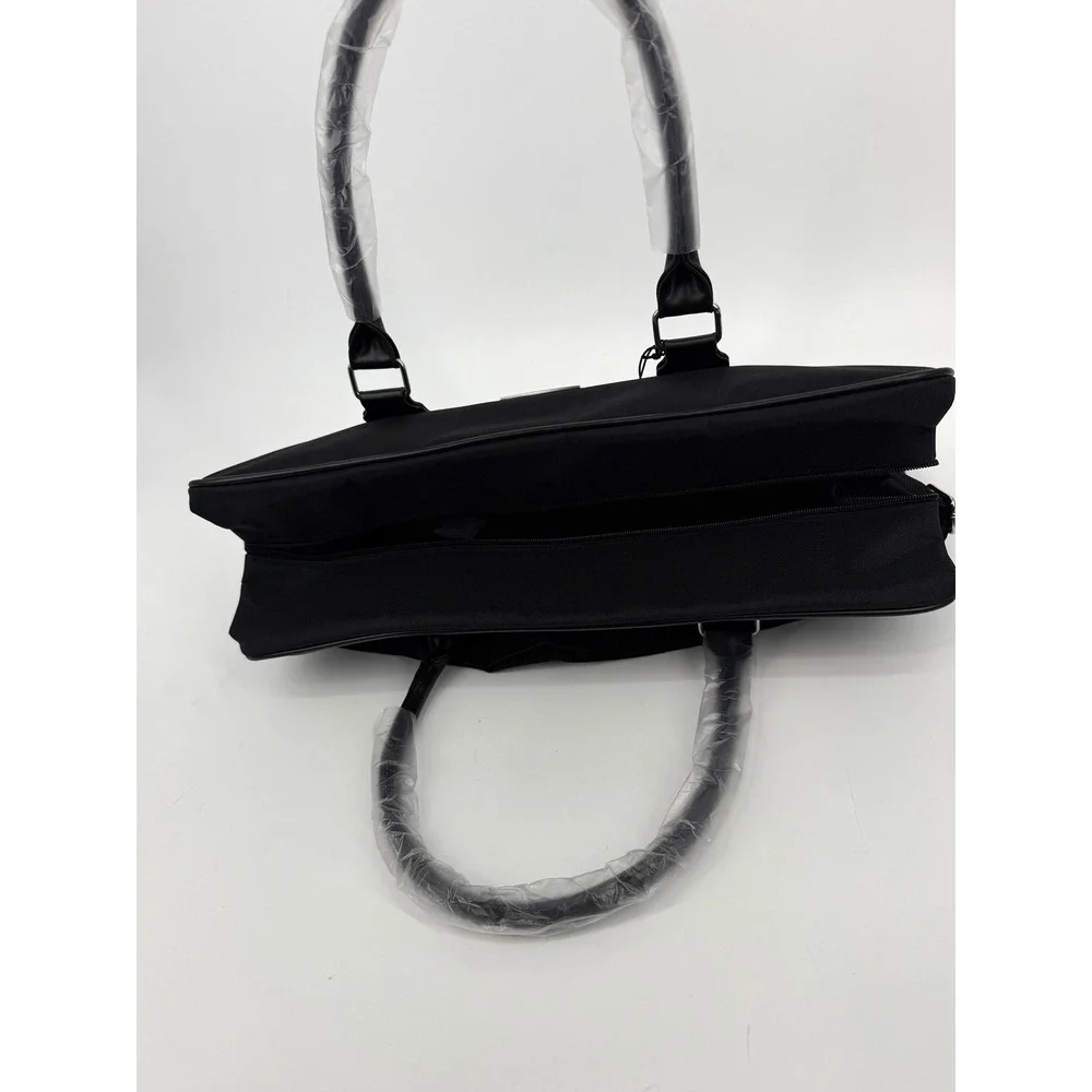 NWT Ermenegildo Zegna Parfums Black Duffel Bag Travel Weekend Carryall Tavel